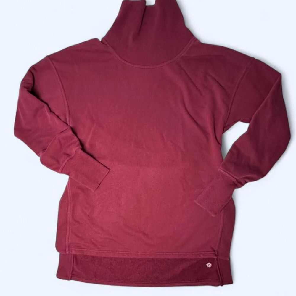 Champion Burgundy Cowl Neck Pullover Back to School Sweatshirt Size XS